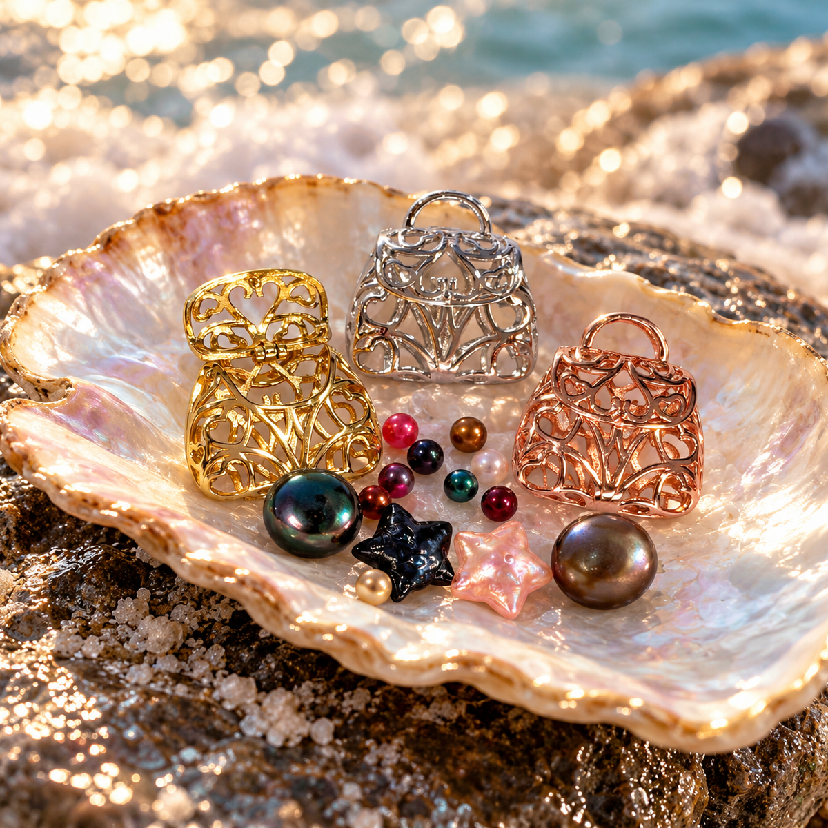 Elegant Pearl Purse