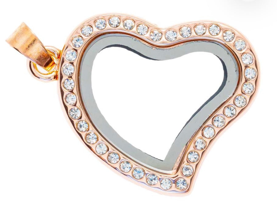 Rose Gold Heart Locket